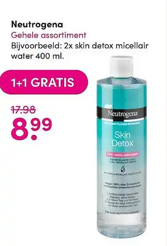 DA Alles van neutrogena aanbieding