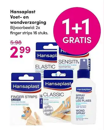 DA Hansaplast voet- en wondverzorging aanbieding