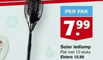 Hoogvliet Solar ledlamp aanbieding