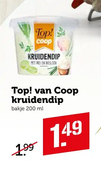 Coop Top! van coop kruidendip aanbieding