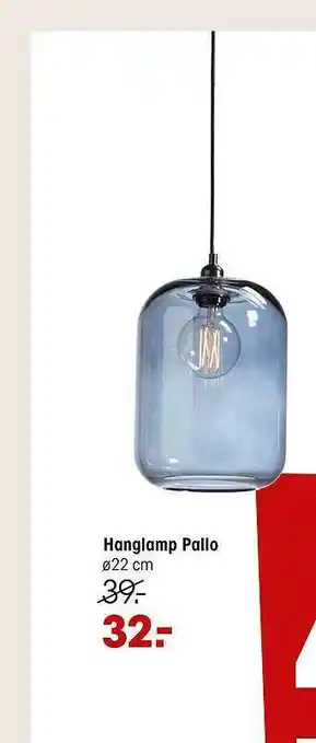 Kwantum Hanglamp Pallo aanbieding