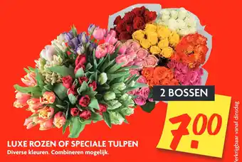 Dekamarkt Luxe Rozen Of Speciale Tulpen aanbieding