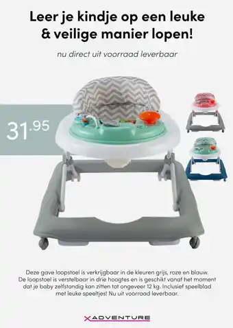 Baby & Tiener Loopstoel aanbieding