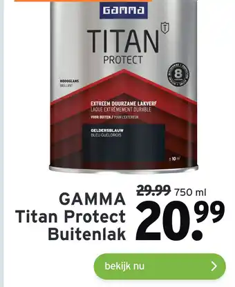 GAMMA GAMMA titan protect buitenlak 750ml aanbieding