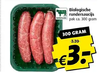 Boni Biologische rundersaucijs aanbieding