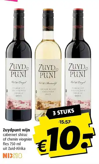 Boni Zuydpunt wijn aanbieding