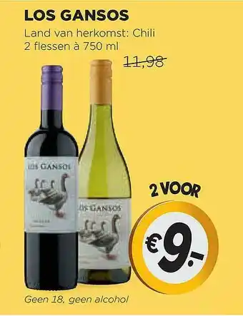 Jumbo Los Gansos  750 ml aanbieding