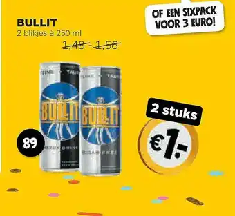 Jumbo Bullit 250 ml aanbieding