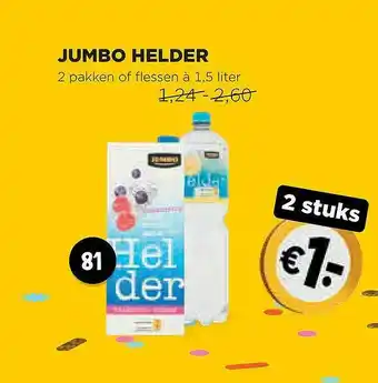 Jumbo Jumbo Helder  1,5 liter aanbieding