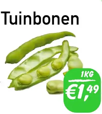 Tanger Markt Tuinbonen 1kg aanbieding