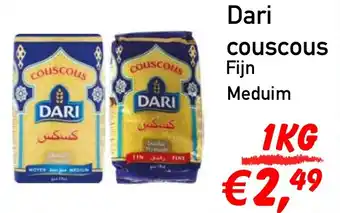 Tanger Markt Dari couscous 1kg aanbieding