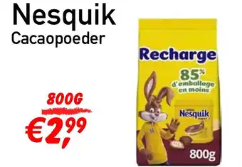 Tanger Markt Nesquik Cacaopoeder 800g aanbieding