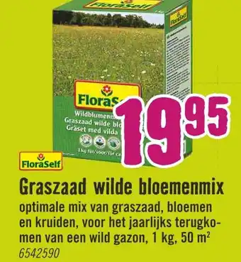 Hornbach Graszaad wilde bloemenmix 1 kg aanbieding