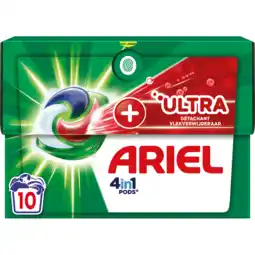 Jumbo Ariel 4in1 PODS Ultra Vlekverwijderaar Wasmiddelcapsules 10 Stuks aanbieding