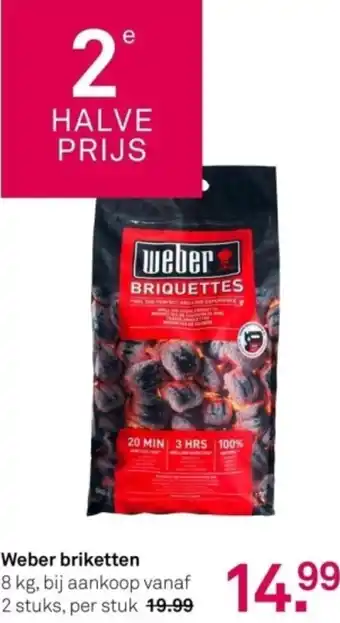 Karwei Weber briketten aanbieding