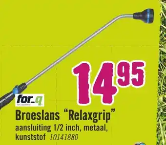 Hornbach Broeslans "relaxgrip" aanbieding