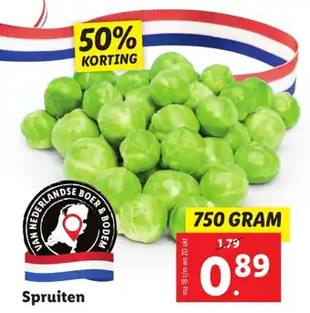 Lidl Spruiten 750g aanbieding