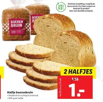 Lidl Halfje boerenbruin aanbieding