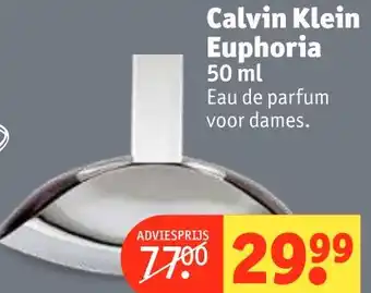 Kruidvat Calvin Klein euphoria 50 ml aanbieding