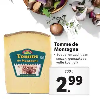 Lidl Tomme de Montagne 300g aanbieding