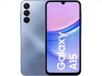 MediaMarkt SAMSUNG Galaxy A15 4G - 128 GB Blauw aanbieding