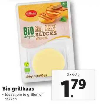 Lidl Bio grillkaas 2 x 60g aanbieding