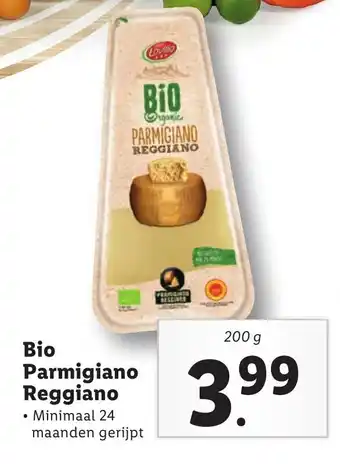 Lidl Bio Parmigiano Reggiano 200g aanbieding