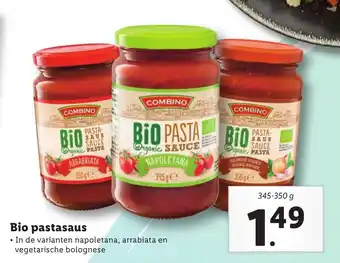 Lidl Bio pastasaus 345-350g aanbieding