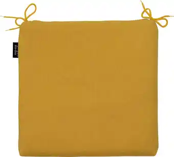 Intratuin Madison zitkussen Eco-line goud 40 x 40 x 8 cm aanbieding