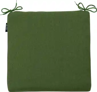 Intratuin Madison zitkussen Eco-line mosgroen 40 x 40 x 8 cm aanbieding