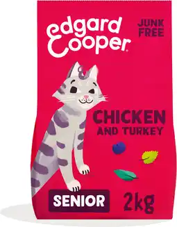 Intratuin Edgard & Cooper kattenvoer eend/kip senior 2 kg aanbieding