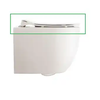 Sanitairwinkel.nl Crosswater Glide II Toiletbril - 46cm - softclose - quickrelease - wit SHOWROOMMODEL aanbieding