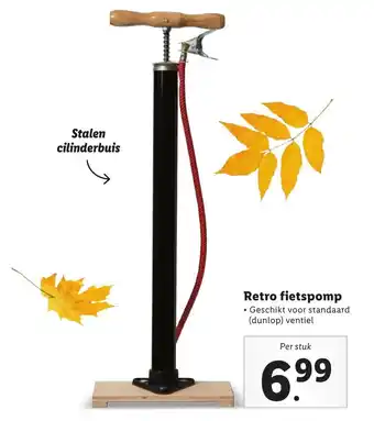 Lidl Retro fietspomp aanbieding