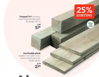 Boerenbond Tuinpaal 7x7 aanbieding