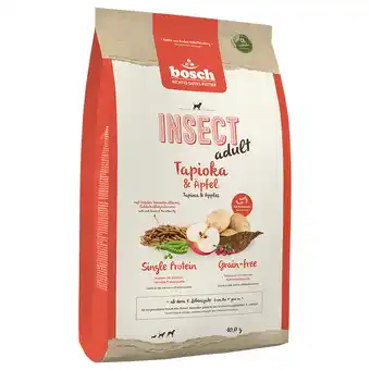 Zooplus 2 x 10 kg bosch HPC Adult Insect, Appel & Tapioca aanbieding