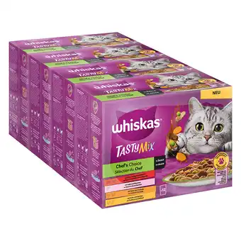 Zooplus 80 + 16 Gratis! Whiskas maaltijdzakjes 96 x 85 g - Chef's Choice in Saus aanbieding