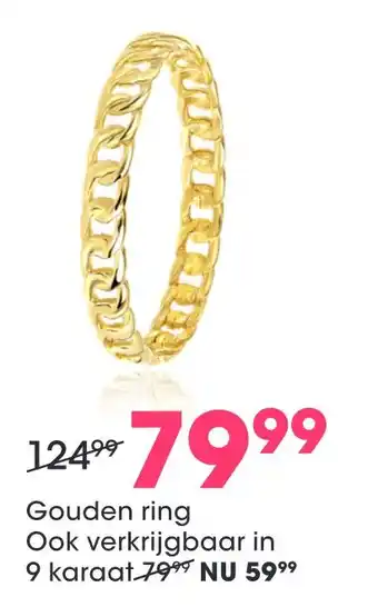 Lucardi Gouden ring aanbieding