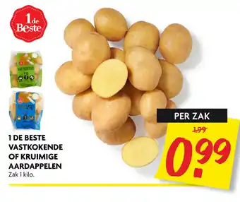 Dekamarkt 1 De Beste Vastkokende of Kruimige Aardappelen aanbieding