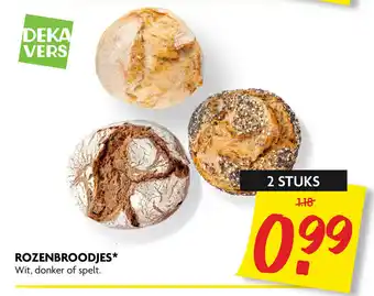 Dekamarkt Rozenbroodjes aanbieding