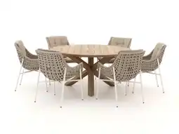 Kees Smit Manifesto Novara/ROUGH-Y Ø150cm dining tuinset 7-delig aanbieding