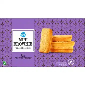 Albert Heijn AH Mini brownie witte chocolade aanbieding