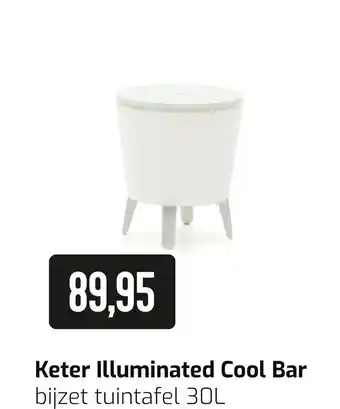 Kees Smit Keter illuminated cool bar 30 l aanbieding