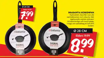 Dekamarkt Brabantia koekenpan 28 cm aanbieding