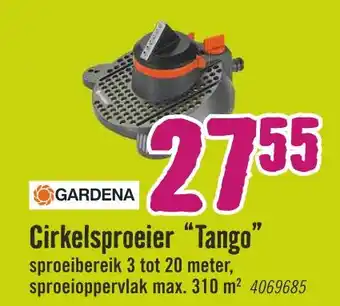 Hornbach Cirkelsproeier "Tango" aanbieding