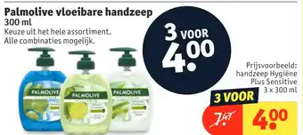 Kruidvat Palmolive vloeibare handzeep 300 ml aanbieding