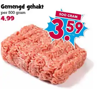 Boon`s Markt Gemengd gehakt per 500 gram aanbieding