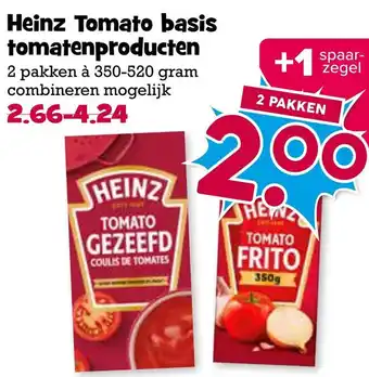 Boon`s Markt Heinz tomato basis tomatenproducten aanbieding