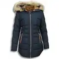 Spartoo Milan Ferronetti Donsjas Jassen Bontkraag Parka Winterjas aanbieding