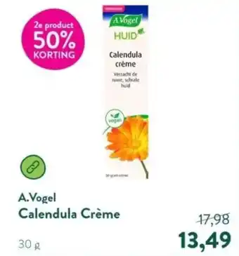 Holland & Barrett A Vogel Calendula Crème 30g aanbieding