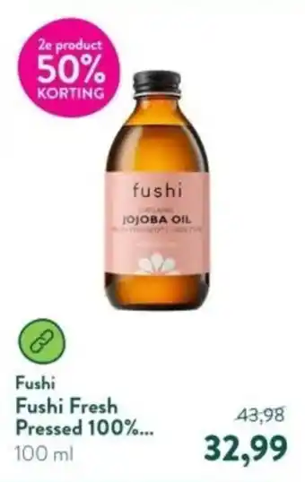 Holland & Barrett Fushi Fushi Fresh Pressed 100% 100ML aanbieding